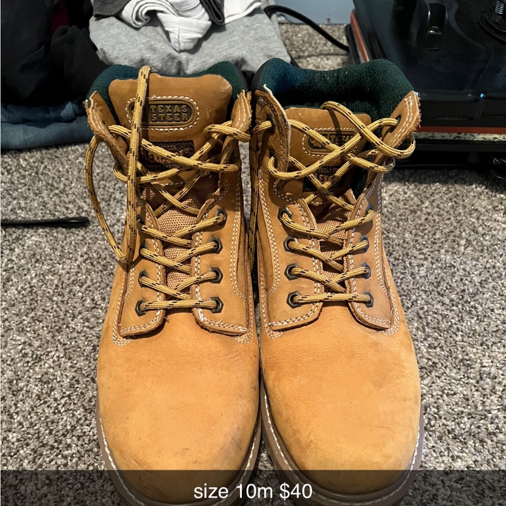 men’s texas steer boots